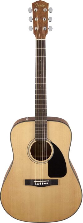 Fender CD-60 V3 Acoustic Guitar, Natural, Walnut Fingerboard