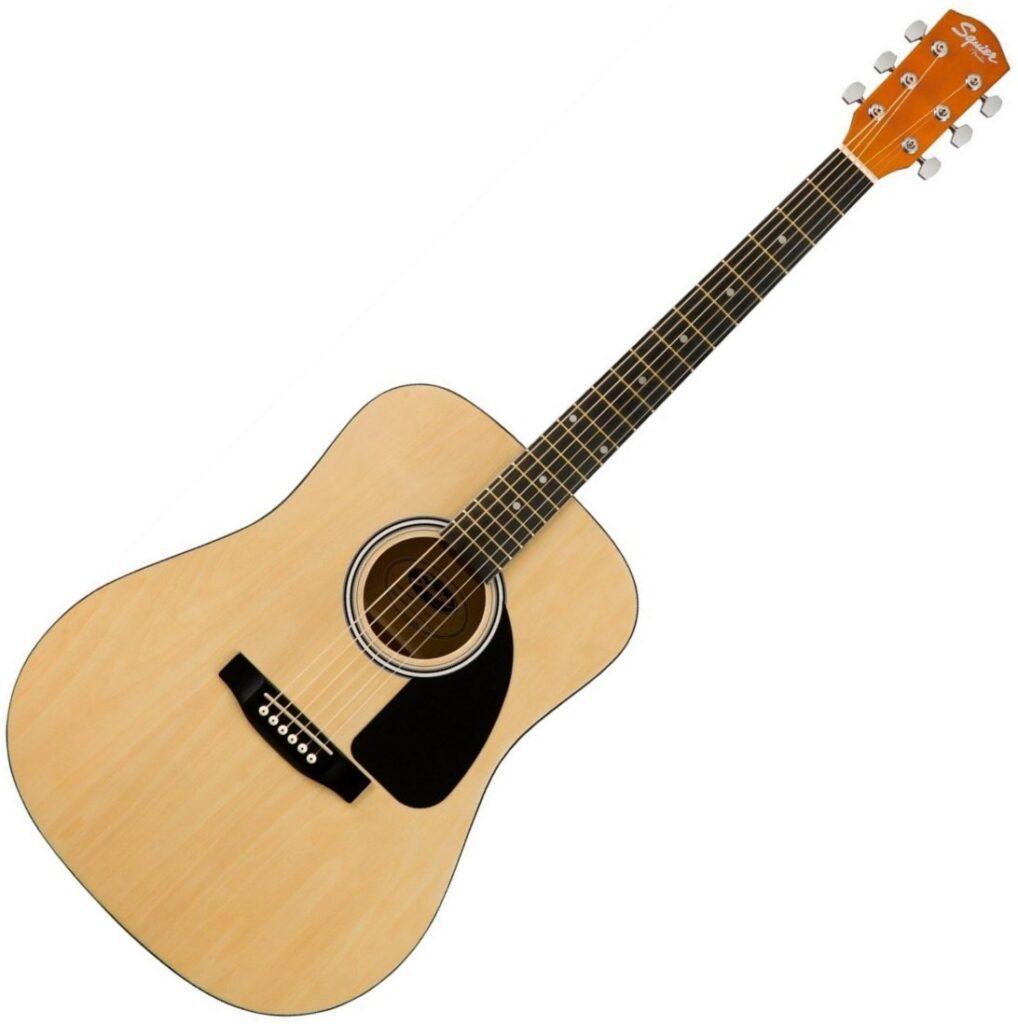 Squier By Fender SA-150 Dreadnought Acoustic Guitar - Full Size, All-Laminate Mahogany & Linden, Vintage Sunburst